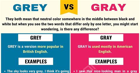 what is grey in english